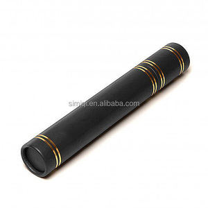 Tube de <span class=keywords><strong>diplôme</strong></span> en cuir sur mesure de vente chaude/défilement avec cercles <span class=keywords><strong>et</strong></span> logo en feuille d'or - Product Image 5