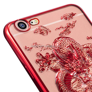 All'ingrosso nuovo fantastico 3D drago stile TPU flessibile custodia per <span class=keywords><strong>iPhone</strong></span> <span class=keywords><strong>7</strong></span> con vetro di protezione dello schermo - Product Image 6