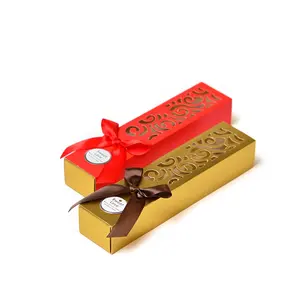 Avrupa tarzı lüks dikdörtgen çikolata şeker ambalaj kutusu