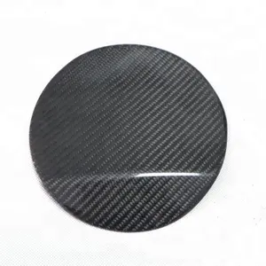 Tapa de combustible de fibra de carbono para Hyundai Veloster, cubierta de tanque de gasolina de fibra - Product Image 1