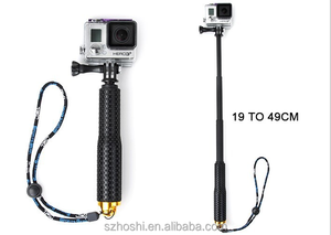 Trépied pour caméra Gopro, hero 5/6/4/4s/Fusion/3 + sjcam Xiaoyi, <span class=keywords><strong>perche</strong></span> de <span class=keywords><strong>Selfie</strong></span> portable <span class=keywords><strong>avec</strong></span> bras de 19 pouces - Product Image 5