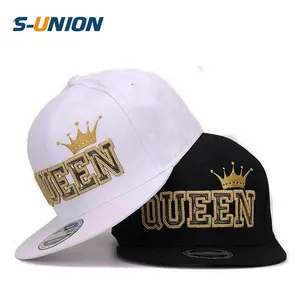 S-UNION الملكة snapback قبعات للبنين بنات قبعة بتصميم هيب هوب القبعات الرياضية beisbol casquette شقة بيل 3D رسالة الصلبة قبعة بيسبول