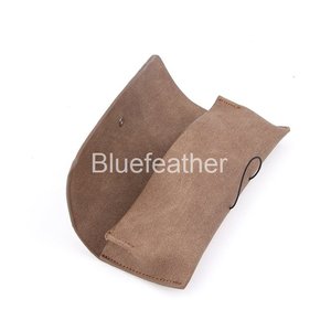 Vintage mềm <span class=keywords><strong>PU</strong></span> da Kính mắt Pouch biểu tượng tùy chỉnh da lộn nhìn chuỗi Tie phong bì phong cách cảnh tượng trường hợp - Product Image 6
