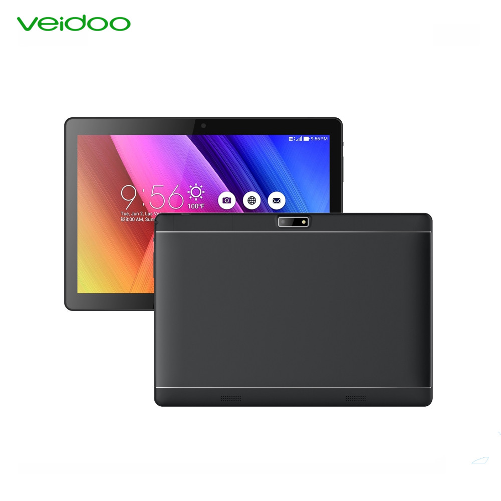 Veidoo Cheapest 10" 10Inch 3G/WIFI/BT/FM/Read Android 10.0 Tablets With Removable Battery Tablet PC