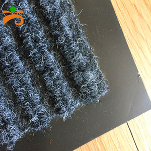Clásico diseño de la costilla duro superficie comercial <span class=keywords><strong>corredor</strong></span> de piso Mat alfombra con PVC - Product Image 4