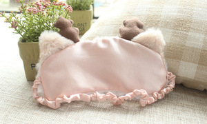 <span class=keywords><strong>Animal</strong></span> Lovely Deer Plush Mujeres Sleep Eye Mask - Product Image 4