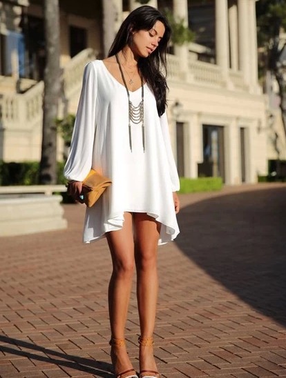 Shop Our Women's Loose off Shoulder Long Sleeve Dress