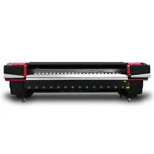 Vendita calda 3.2 m stampante solvente flex macchina da stampa con 4/8 SPT GS 508-12pl testine di stampa