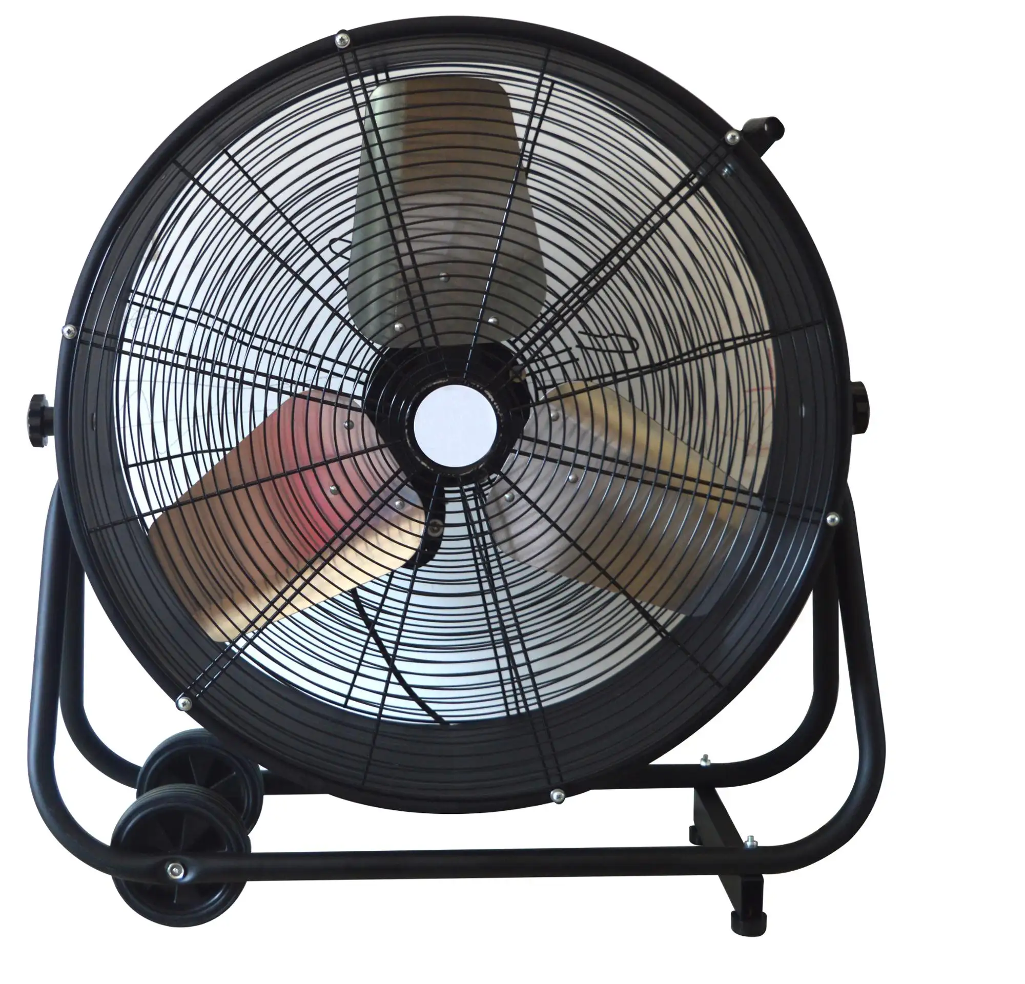 Factory low price 24inch high velocity industrial tilting cooling desk fan with 3 speed adjustable blowing Metal floor fan