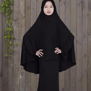 Ramadan Wear Gebed Kleding Kaftan Kinderen Gebed Abaya Pak Moslim Maxi Lange Jurk