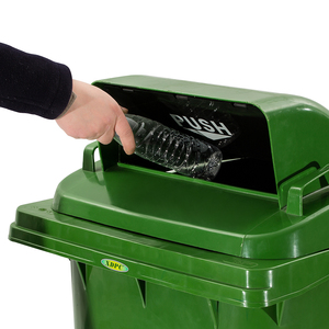 XDPC 240l Ngoài Trời Nhựa Bánh Rác Rác Thải Xe Đẩy Thùng Thùng Rác Với Hai Bánh Xe Rác Bin - Product Image 3