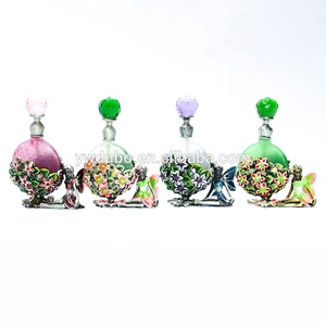 8ml Métal Ange Bouteille De <span class=keywords><strong>Parfum</strong></span> Vide Verre Bouteille D'huile Essentielle Rechargeable Décoration Attar Bouteilles #57367/57372 - Product Image 1