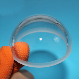 Lente do hemisfério do vidro da safira óptica 56mm usado na câmera do submarino - Product Image 1