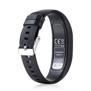 Strap band bracelet replacement rubber rubber 21cm sport 100 for garmin vivofit 2 3 3 4 oem watch band