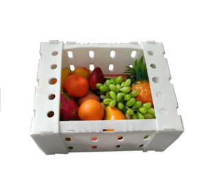 asparagus corrugated plastic box/corflute plastic box/egg shape packaging box