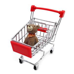 Version améliorée, chariot de courses miniature au <span class=keywords><strong>design</strong></span> personnalisé, support en <span class=keywords><strong>métal</strong></span> chromé, panier <span class=keywords><strong>à</strong></span> fruits cadeau - Product Image 4