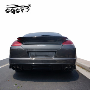 Più nuovo kit corpo stile CQCV per <span class=keywords><strong>Porsche</strong></span> <span class=keywords><strong>panamera</strong></span> 970 tuning automatico paraurti anteriore paraurti posteriore fibra di carbonio cappuccio posteriore spoiler ala - Product Image 5