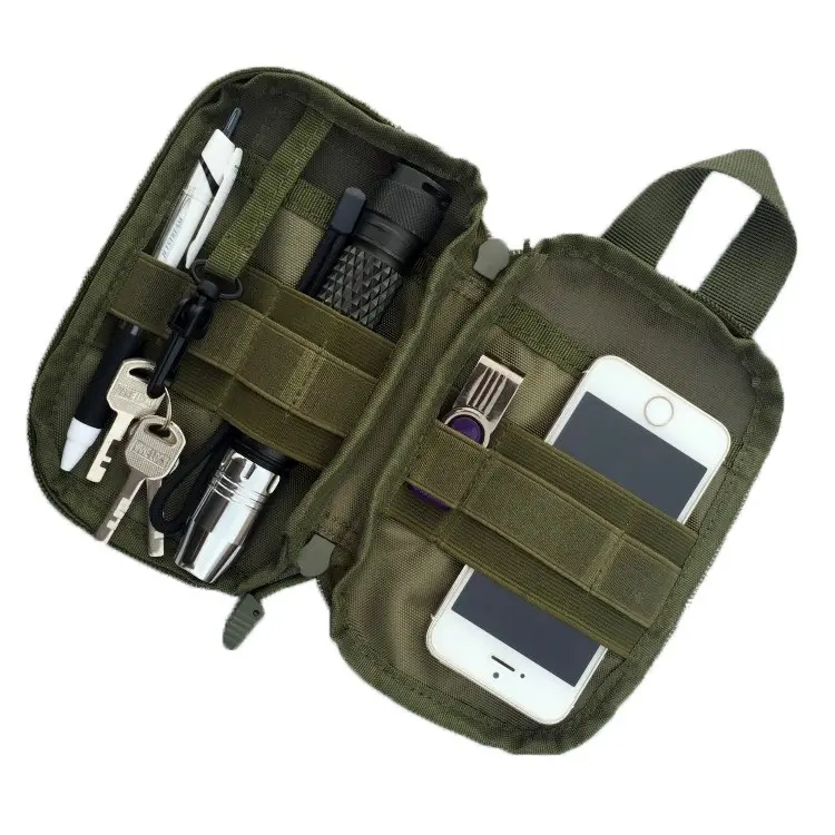다기능 전술 몰리 파우치 가방 EDC 유틸리티 군사 허리 가방 휴대 전화 가방