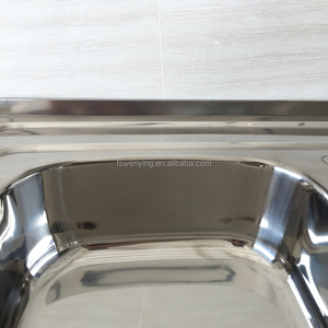 1000 * 500 matte surface évier en acier inoxydable d'un bol une <span class=keywords><strong>drian</strong></span> évier de cuisine - Product Image 6