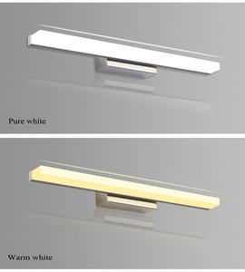Lámpara LED Moderna para <span class=keywords><strong>Espejo</strong></span> de <span class=keywords><strong>Baño</strong></span> de Hotel, Impermeable IP44, 400 mm, SMD5730, con 1200 Lúmenes, Montaje en Pared, Aluminio, para Maquillaje - Product Image 5