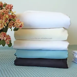 Vải Cotton 100% 300TC, 400TC, 500TC, 600TC Để Làm Khăn Trải Giường Sateen Vải Plain Nhuộm Chải Kỹ Trong Phí Miễn Phí Dệt 110"