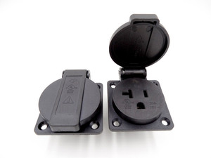 Ổ Cắm Chống Nước 20a 125V Của Mỹ Có Nắp/Ổ Cắm Đèn Chống Nước <span class=keywords><strong>NEMA</strong></span> 5-20 - Product Image 4