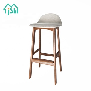Jasiway moderno suave cojín <span class=keywords><strong>del</strong></span> asiento de madera taburete para bar - Product Image 1