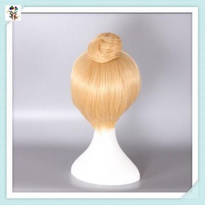 Pelucas <span class=keywords><strong>de</strong></span> Cosplay <span class=keywords><strong>de</strong></span> <span class=keywords><strong>Anime</strong></span> Tinker Bell, Cabello Rubio Dorado, HPC-0008 - Product Image 5