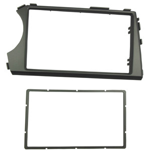 Fascia — Kit d'installation de panneau Audio 2 Din, pour <span class=keywords><strong>SSANG</strong></span> YONG <span class=keywords><strong>Actyon</strong></span> 2006-2009 Kyron Radio GPS, DVD, stéréo, CD, support de tableau de bord, cadre - Product Image 3