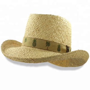 العضوي الرافية القش قبعة المقامر حجم M L XL بنما الغولف الصيف شجرة النخيل - Product Image 2