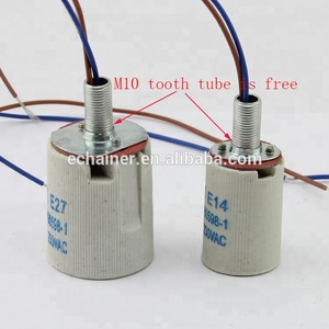 CE E14 Ổ Cắm Đèn Gốm E14 Ổ Cắm Với 15 Cm Cáp Dây Retro Vít E14 Cổ Điển Edison Ánh Sáng Mặt Dây Chuyền căn Cứ - Product Image 6