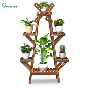 Étagère de rangement en bois, support de <span class=keywords><strong>fleurs</strong></span> <span class=keywords><strong>pour</strong></span> la maison et le jardin, vente en gros, 2021 - Product Image 1