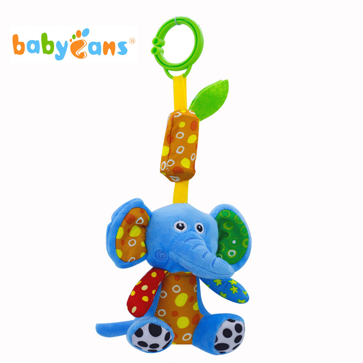 Новинка, мягкие детские игрушки-погремушки, плюшевые игрушки-слоны