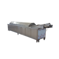 Zware Industriële Rvs Groente Blancheren Machine/Fruit Blancheren machine