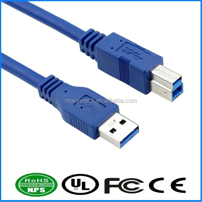 USB 3.0 Cáp USB A đến B Nam Nam Máy In Máy Quét Cable Cord đối với HP, Canon, Lexmark, epson, Dell, Xerox, vv