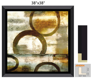 Su misura incorniciato Hotel arte della parete per progetti di ospitalità qualsiasi dimensione moderna pittura astratta per soggiorno - Product Image 4