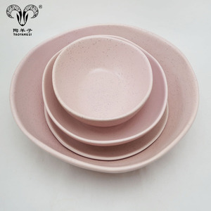 Vajilla de porcelana rosa de estilo bonito, conjunto de vajilla <span class=keywords><strong>mexicana</strong></span>, vajilla de porcelana - Product Image 4