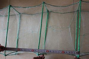 Long Train Fish Trap Với Nylon <span class=keywords><strong>Net</strong></span> 31 Phần Khung Thép Cho Cá Cua Tôm Hùm Tôm - Product Image 5