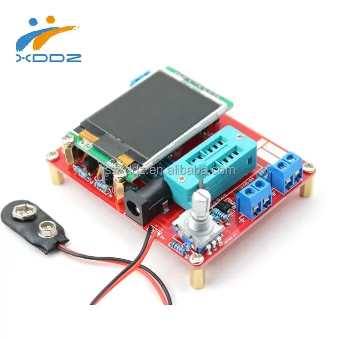 LCR ESR Meter Mega328 Digital Combo Transistor Tester Diode Triode inductor Capacitance resistor MOS/PNP/NPN + Test clip