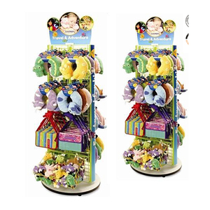 Cửa hàng bán lẻ POS sàn xoay kim loại gối Rack hiển thị, gối cổ hiển thị đứng, Gối Du Lịch hiển thị - Product Image 1