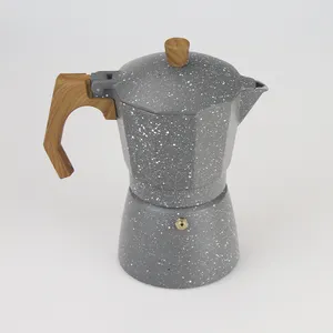 Soba üst Moka Espresso makineleri alüminyum İtalyan kahve makinesi Percolator Pot kahve makineleri kahve makinesi