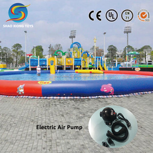Inflatable water park pool hand Paddle boat games on the above ground pools for holiday children or adults use - Product Image 5