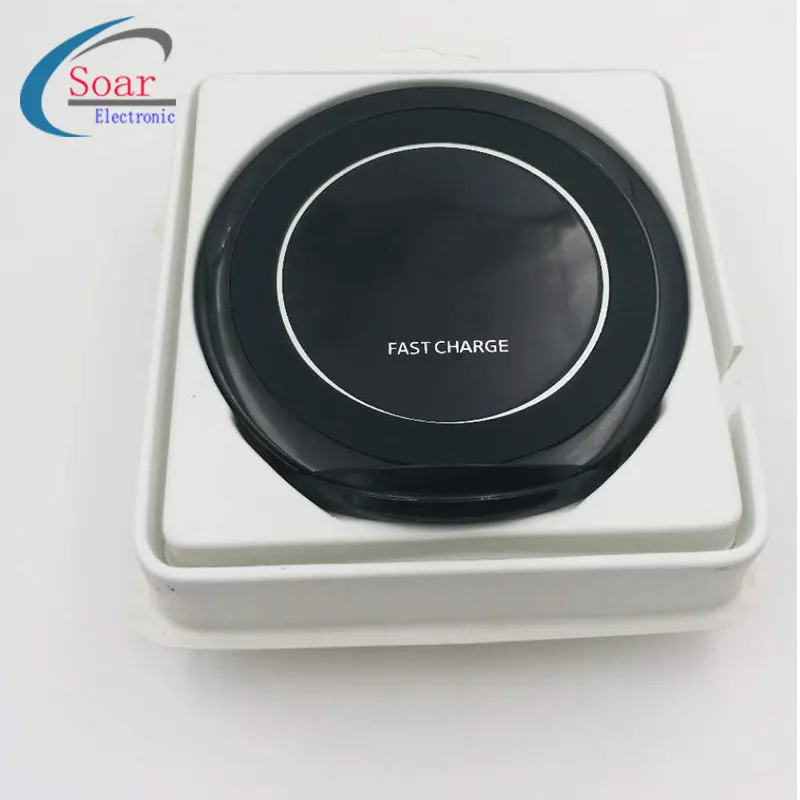 Terbaik Jual Produk Qi Wireless Charger Portable Cepat Pengisian Cargador untuk Celular Chino Kemasan Ritel untuk Samsung S9