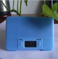 Pastillero de Viaje con Temporizador y Alarma, Dispensador de Pastillas, Reloj Despertador