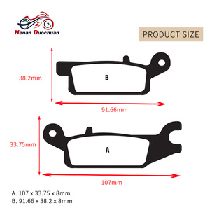FA443 venta al por mayor pastillas de freno delanteras para <span class=keywords><strong>Yamaha</strong></span> ATV motocicleta repuesto YFM250 RX/RY <span class=keywords><strong>Raptor</strong></span> YFM700 YFM550 Grizzly - Product Image 2