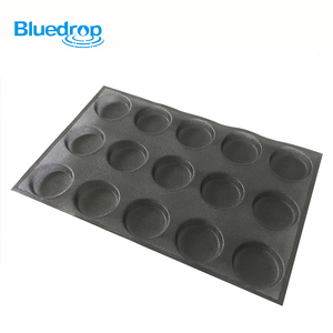 Hình Thức Nướng Bánh Hamburger Linh Hoạt Cho Lò Nướng Thương Mại Đục Lỗ Không Dính Silicone Khay Nướng Bánh Khuôn Bun - Product Image 1