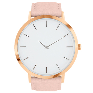 Montre en cuir à Quartz pour hommes, Logo personnalisé, marque minimaliste, <span class=keywords><strong>Promotion</strong></span> - Product Image 3