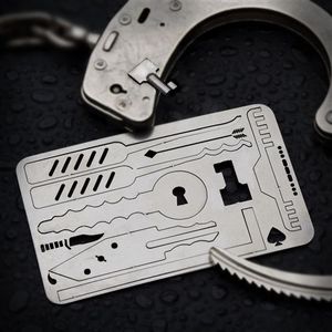 Mới nhất tháo rời ngoài trời Survival lockpick thợ khóa công cụ - Product Image 2