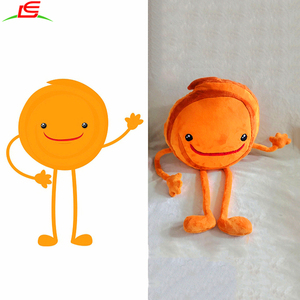 Oso de <span class=keywords><strong>dibujos</strong></span> animados pulpo galletas peluche mascota logotipo peluche personalizado hecho a mano con los <span class=keywords><strong>dibujos</strong></span> suministrados - Product Image 1