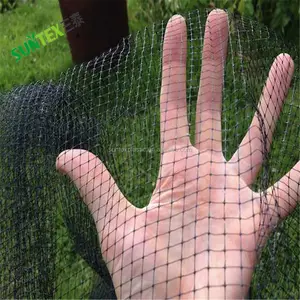 No nudo verde anti bird net con protección UV virgen HDPE uvas cubre de malla de control de redes